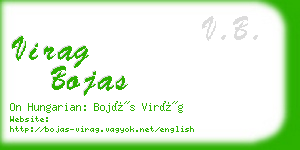 virag bojas business card